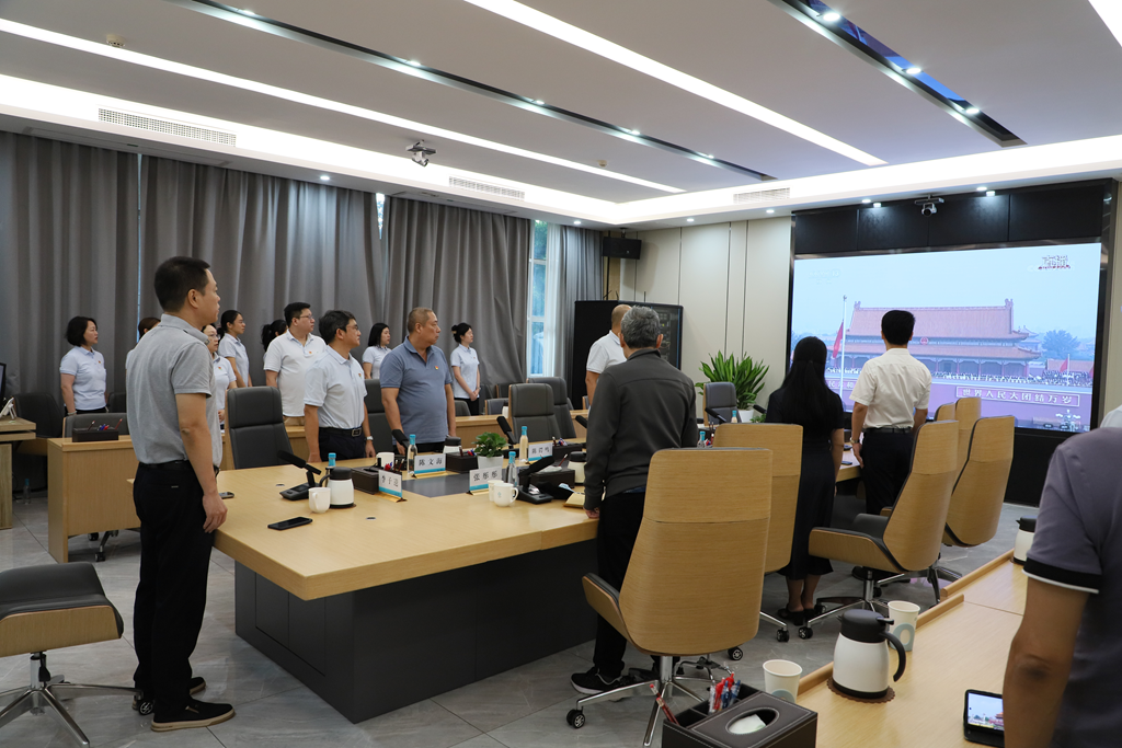 熱血高燃！廣州凈水公司集中觀看紀念中國人民抗日戰爭暨世界反法西斯戰爭勝利80周年大會